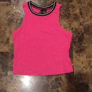 Pink crop top